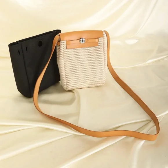 Additional Pics Authentic Vintage Rare Hermes 2005 Mini Herbag TPM